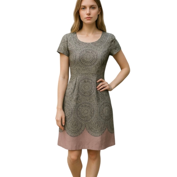 The Limited Dress Black Lilac  Sheath Mini Square Neck Cap Sleeves NWT Sz 8 - Picture 1 of 10